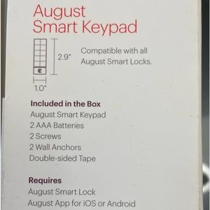 New in box smart key pad
